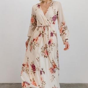 Baltic Born Lydia Ivory Floral Maxi Dress